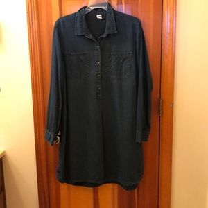 Old Navy denim dress size large